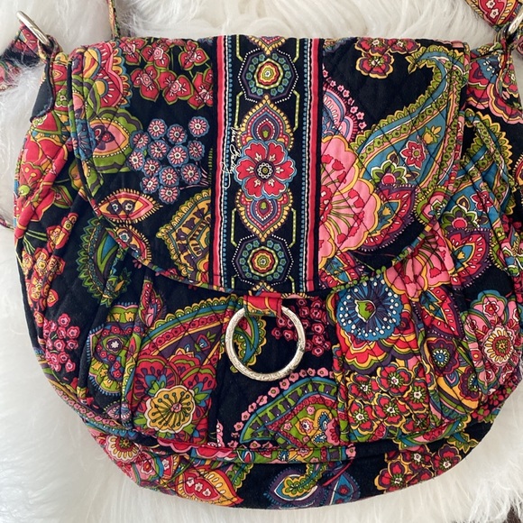 Vera Bradley Saddle Up Symphony in Hue Crossbody Bag Purse - Picture 3 of 16
